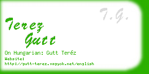 terez gutt business card